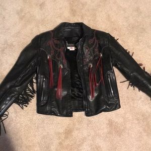 Leather jacket